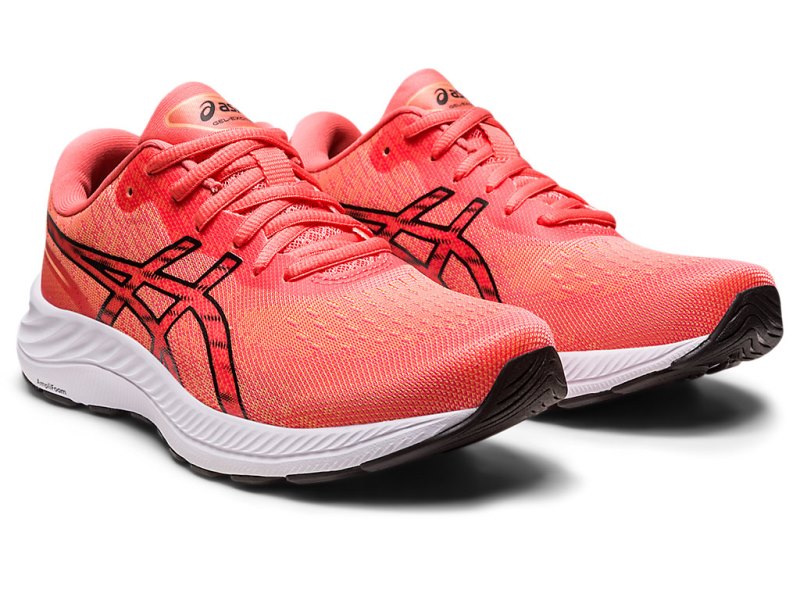 Asics Gel-eXCite 9 Tekaški Čevlji Ženske Koralne Črne | SI4551-195