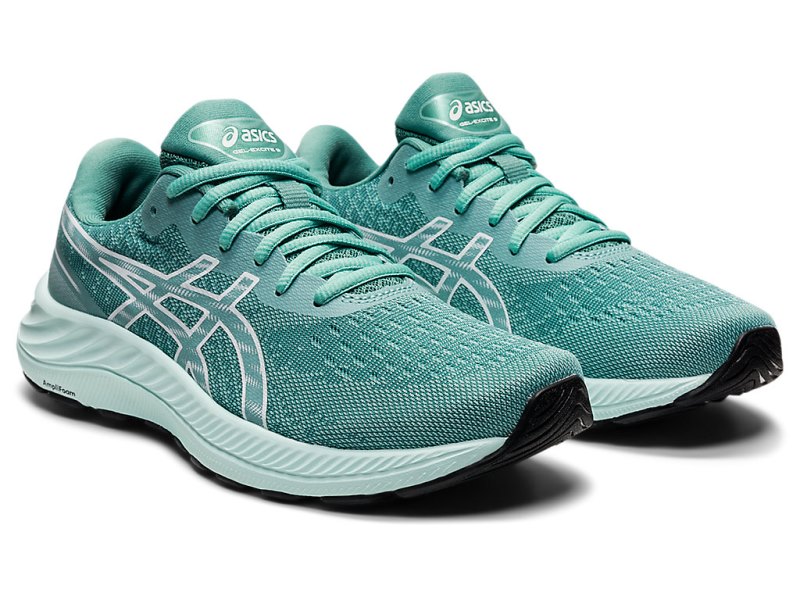 Asics Gel-eXCite 9 Tekaški Čevlji Ženske Zelene Bele | SI6306-454