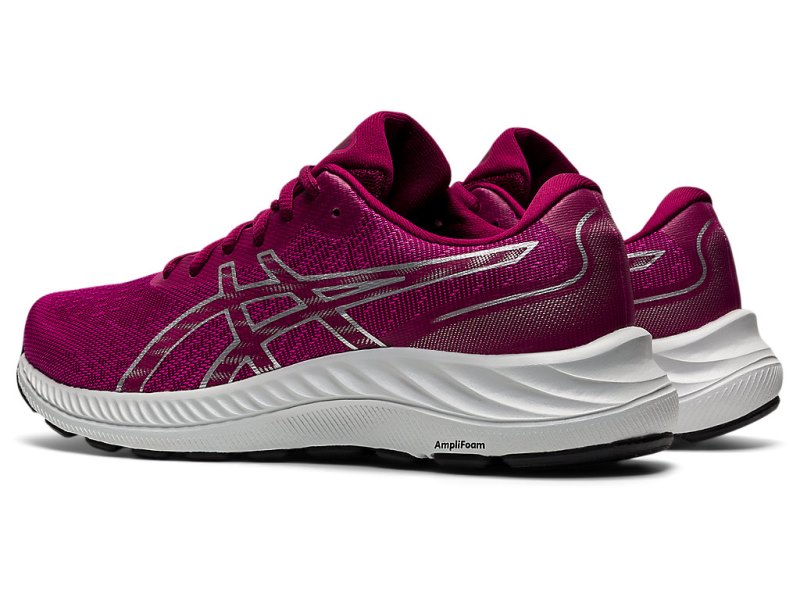 Asics Gel-eXCite 9 Tekaški Čevlji Ženske Fuksije Rdeče Srebrne | SI8314-321