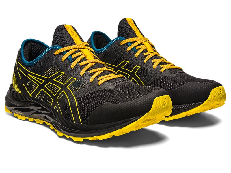 Asics Gel-eXCite Trail Tekaški Čevlji Moški Črne Zlate Rumene | SI0477-175