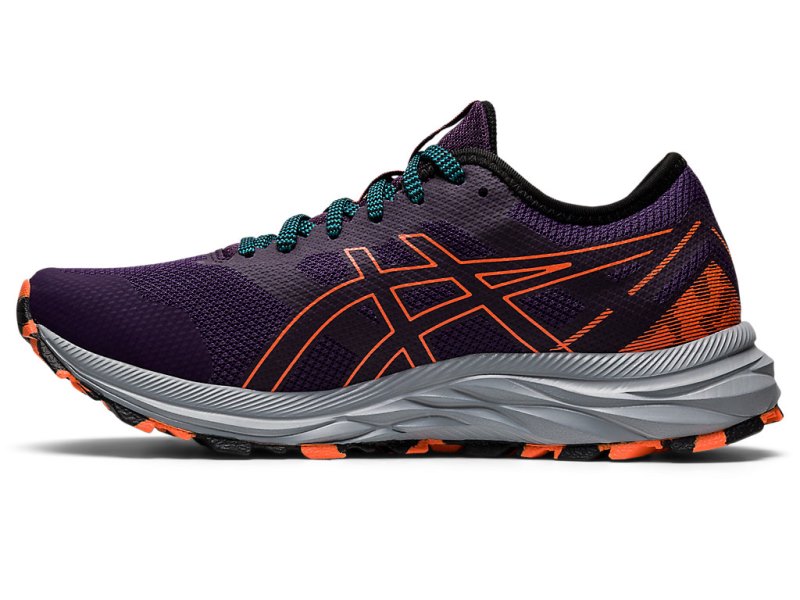 Asics Gel-eXCite Trail Tekaški Čevlji Ženske Temno Vijolične Oranžne | SI8339-304