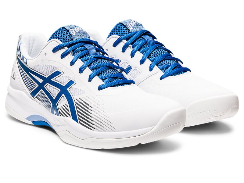 Asics Gel-game 8 Teniški Copati Moški Bele Modre | SI8253-062