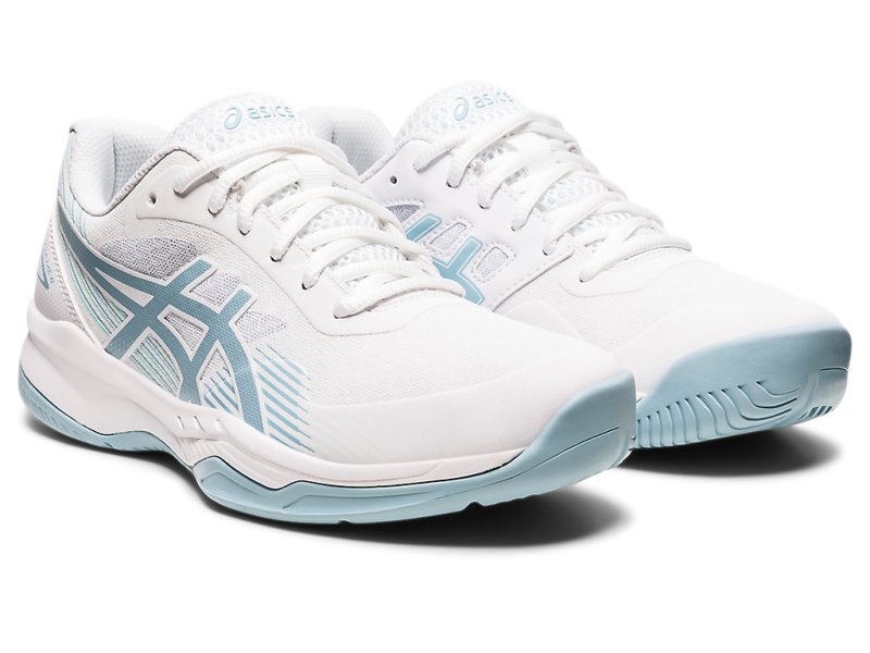 Asics Gel-game 8 Teniški Copati Ženske Bele Modre | SI2114-417