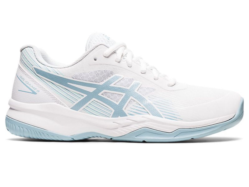 Asics Gel-game 8 Teniški Copati Ženske Bele Modre | SI2114-417