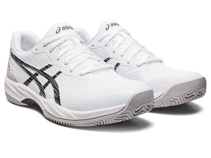 Asics Gel-game 9 Clay/Oc Teniški Copati Moški Bele Črne | SI1130-766