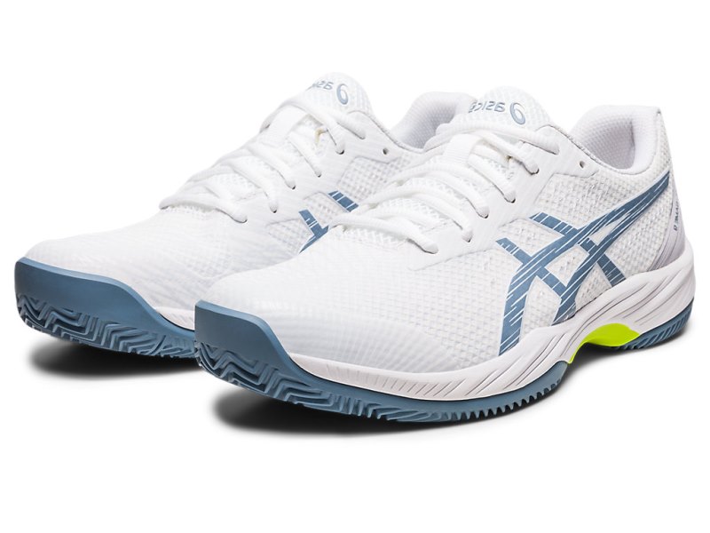 Asics Gel-game 9 Clay/Oc Teniški Copati Moški Bele Sive Modre | SI2946-126