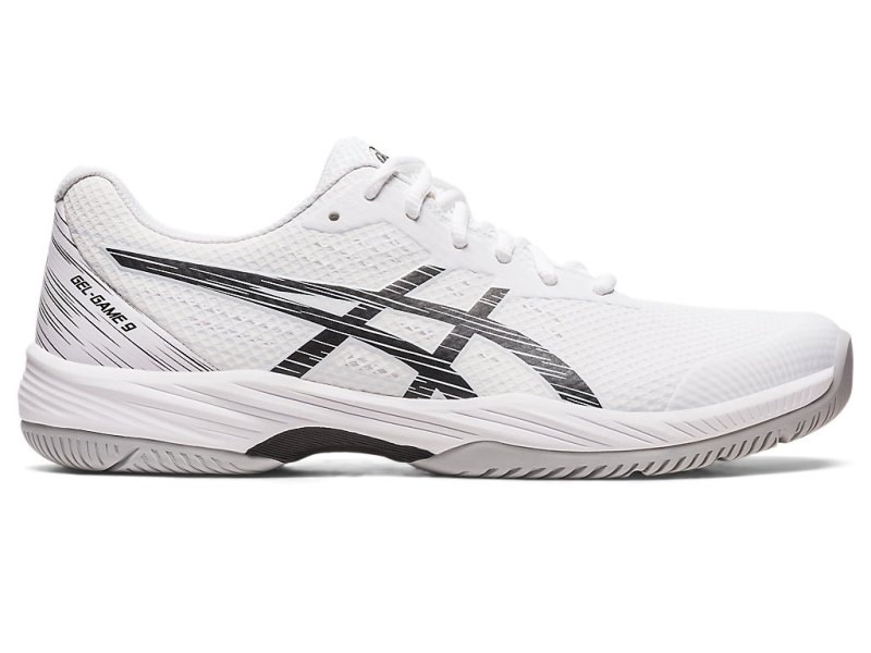 Asics Gel-game 9 Teniški Copati Moški Bele Črne | SI5537-180