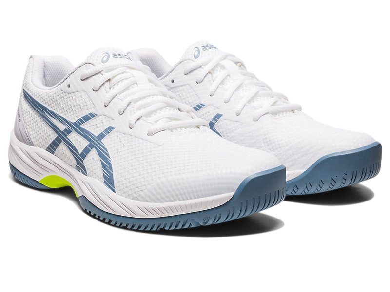 Asics Gel-game 9 Teniški Copati Moški Bele Sive Modre | SI5809-923