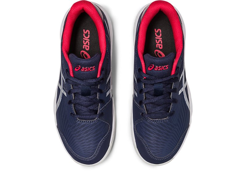 Asics Gel-game 9 Teniški Copati Otroški Črne Srebrne | SI2163-430