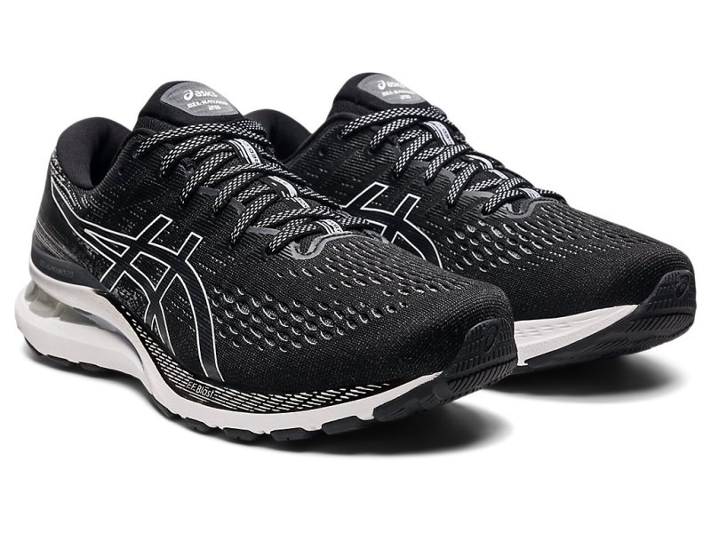 Asics Gel-kayano 28 (2E) Tekaški Čevlji Moški Črne Bele | SI7090-233