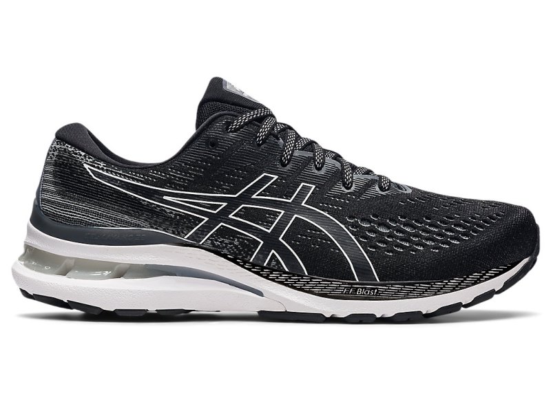 Asics Gel-kayano 28 (2E) Tekaški Čevlji Moški Črne Bele | SI7090-233