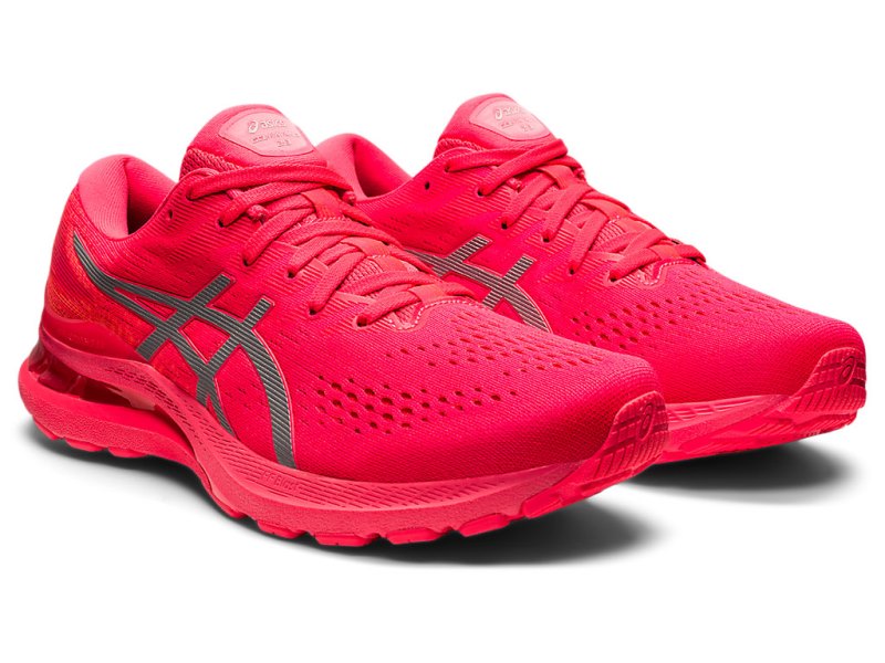 Asics Gel-kayano 28 Lite-show Tekaški Čevlji Moški Sive Rdeče | SI7793-371