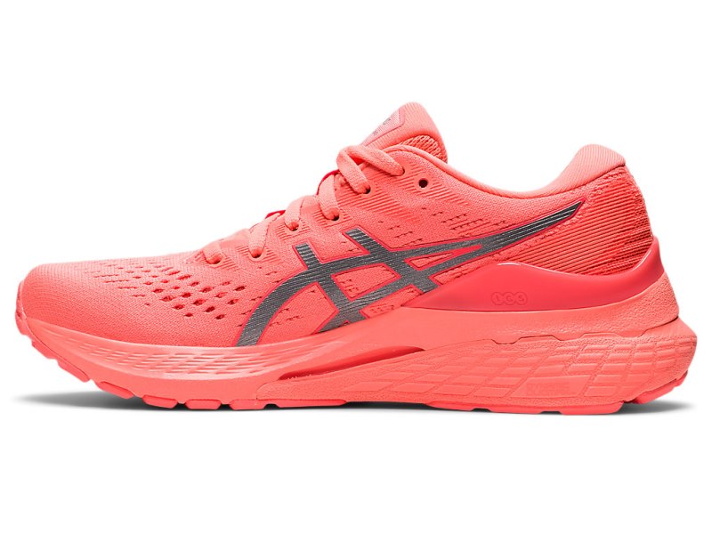 Asics Gel-kayano 28 Lite-show Tekaški Čevlji Ženske Sive Oranžne Koralne | SI9117-048