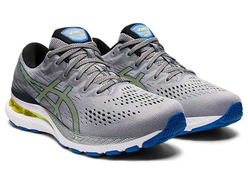 Asics Gel-kayano 28 Tekaški Čevlji Moški Sive Zelene | SI0889-186