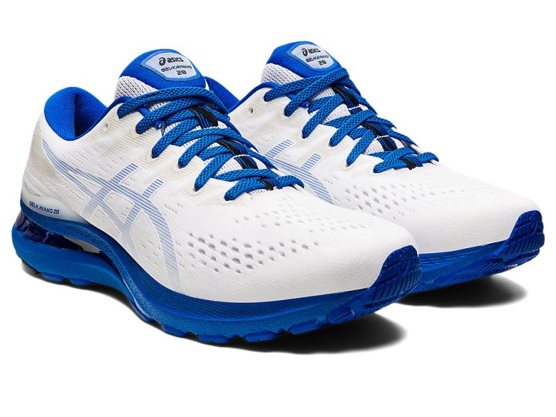 Asics Gel-kayano 28 Tekaški Čevlji Moški Bele Modre | SI2859-843