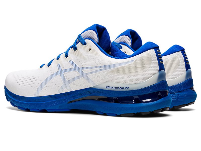 Asics Gel-kayano 28 Tekaški Čevlji Moški Bele Modre | SI2859-843