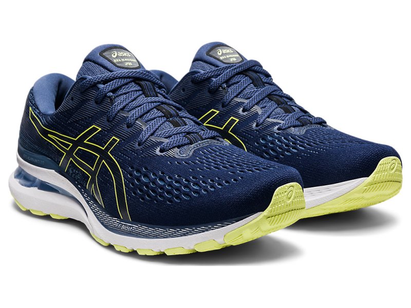 Asics Gel-kayano 28 Tekaški Čevlji Moški Modre Rumene | SI7917-969