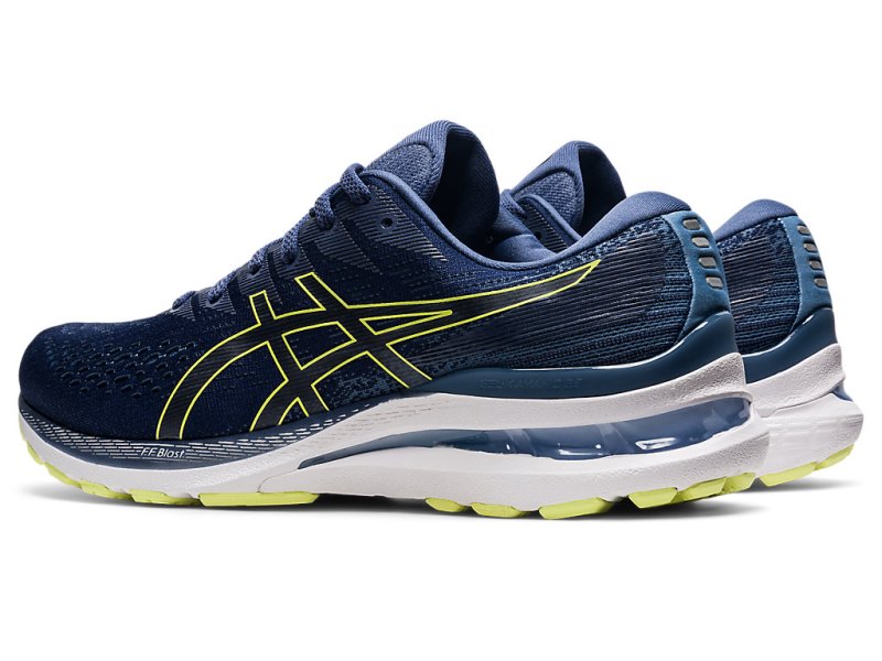 Asics Gel-kayano 28 Tekaški Čevlji Moški Modre Rumene | SI7917-969