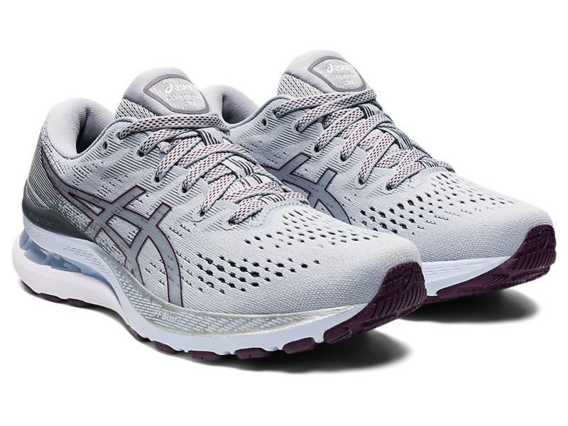 Asics Gel-kayano 28 Tekaški Čevlji Ženske Sive Temno Vijolične | SI3190-010