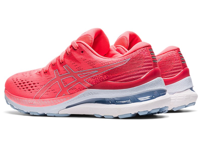 Asics Gel-kayano 28 Tekaški Čevlji Ženske Koralne Svetlo Modre | SI3415-826