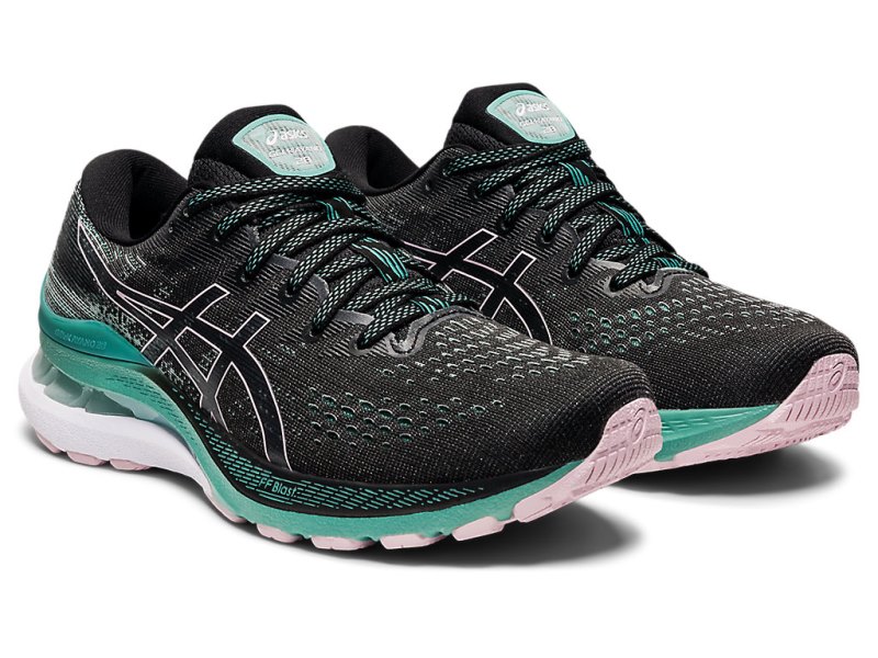 Asics Gel-kayano 28 Tekaški Čevlji Ženske Črne Olivno Zelene | SI7232-922