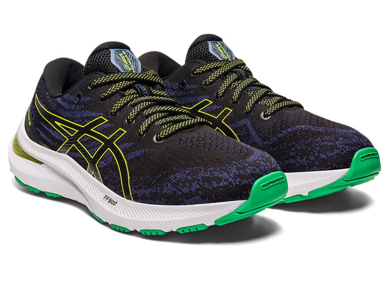 Asics Gel-kayano 29 Športne Superge Otroški Črne Svetlo Zelene | SI0457-182