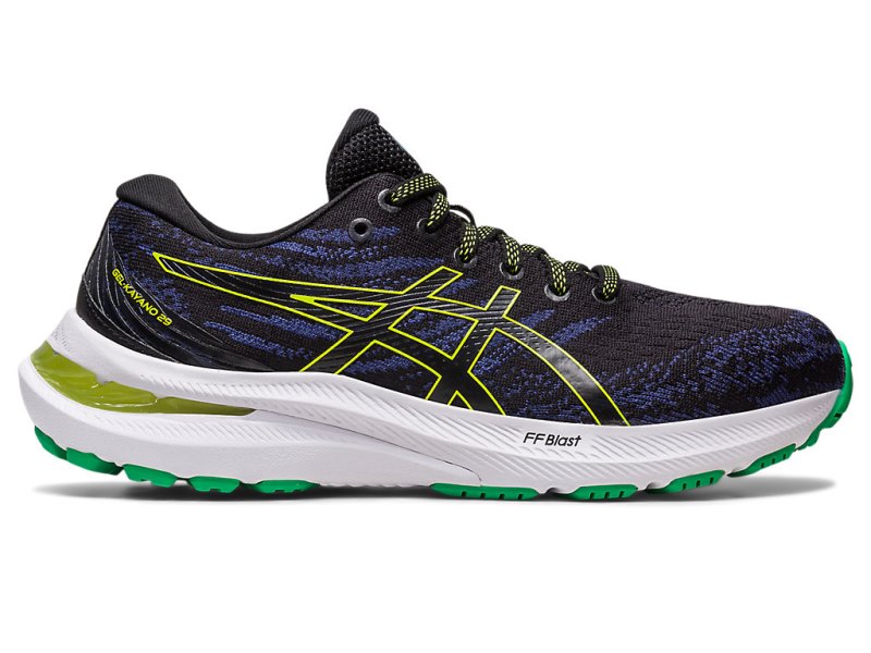 Asics Gel-kayano 29 Športne Superge Otroški Črne Svetlo Zelene | SI0457-182