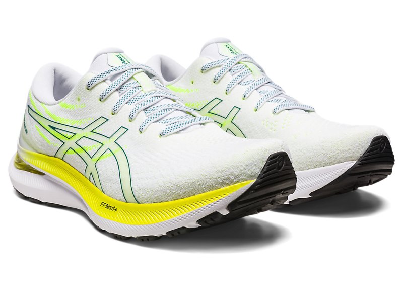 Asics Gel-kayano 29 Tekaški Čevlji Moški Bele Temno Zelene | SI3032-437