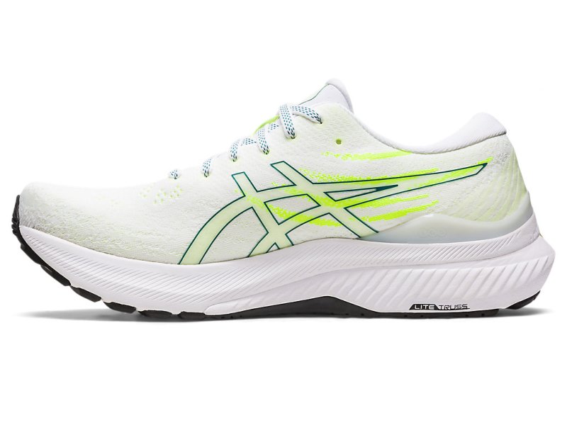 Asics Gel-kayano 29 Tekaški Čevlji Moški Bele Temno Zelene | SI3032-437