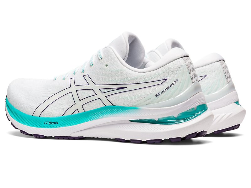 Asics Gel-kayano 29 Tekaški Čevlji Ženske Bele Zelene | SI0470-523