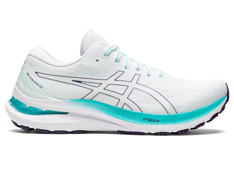 Asics Gel-kayano 29 Tekaški Čevlji Ženske Bele Zelene | SI0470-523