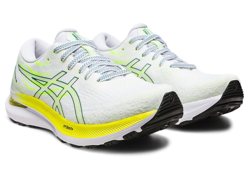 Asics Gel-kayano 29 Tekaški Čevlji Ženske Bele Temno Zelene | SI4204-989