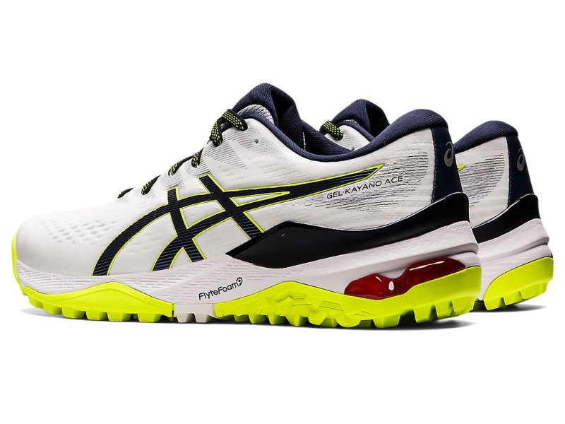 Asics Gel-kayano ACE Čevlji Za Golf Moški Bele Črne | SI0105-846