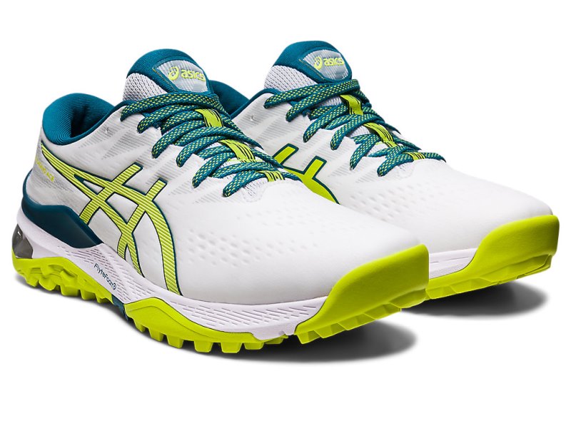 Asics Gel-kayano ACE Čevlji Za Golf Moški Bele Svetlo Zelene | SI3022-238