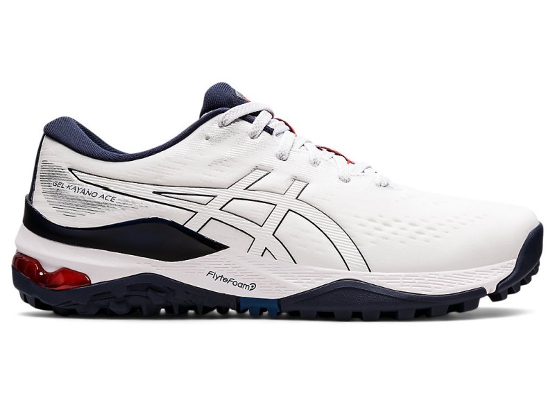 Asics Gel-kayano ACE Čevlji Za Golf Moški Bele Bele | SI9678-566