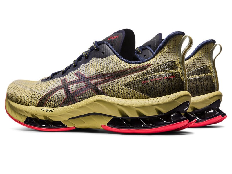 Asics Gel-kinsei Blast LE 2 Tekaški Čevlji Moški Olivno Zelene Rdeče | SI0121-149