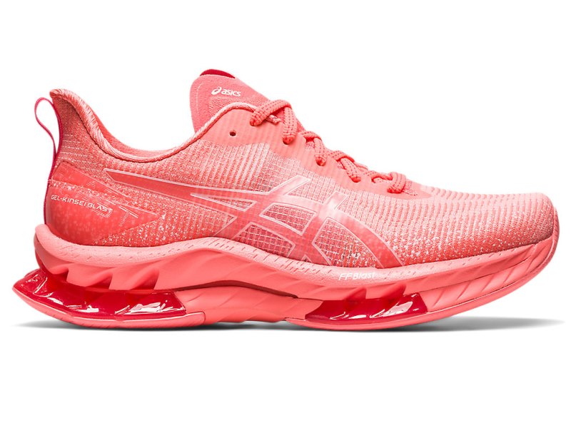 Asics Gel-kinsei Blast LE 2 Tekaški Čevlji Ženske Koralne Bele | SI1035-603