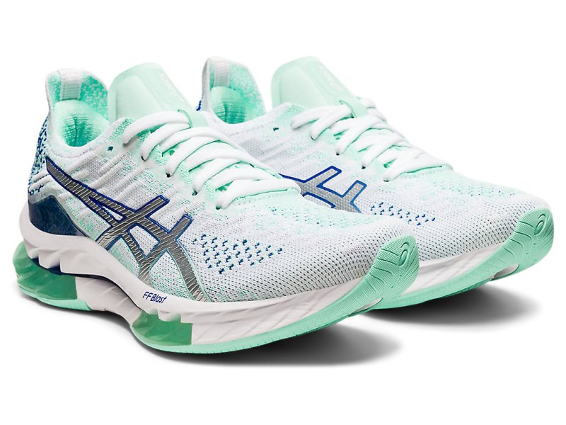 Asics Gel-kinsei Blast Tekaški Čevlji Ženske Bele Srebrne | SI5331-621