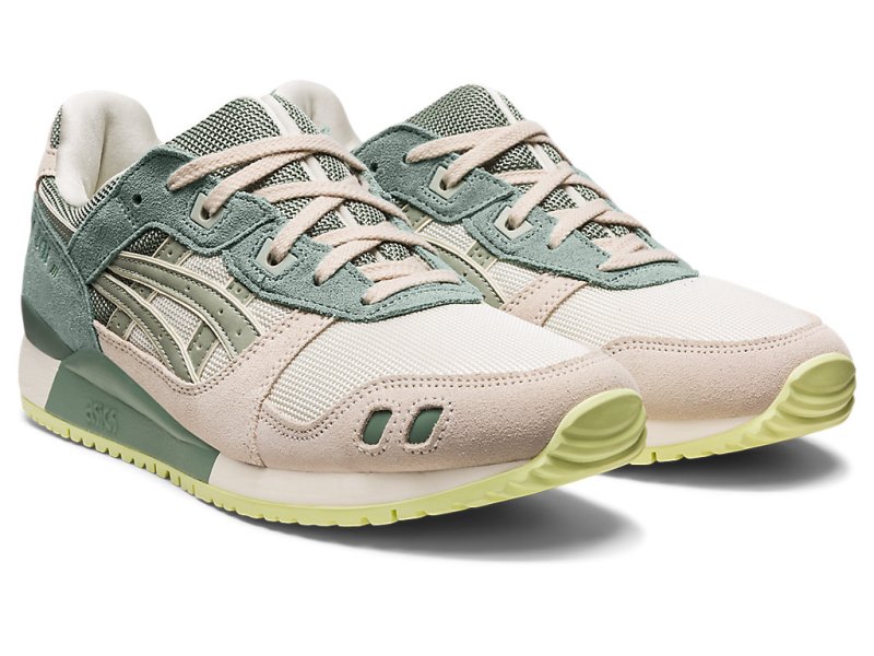 Asics Gel-lyte III OG Superge Ženske Kremna Olivno Zelene Sive | SI5935-856