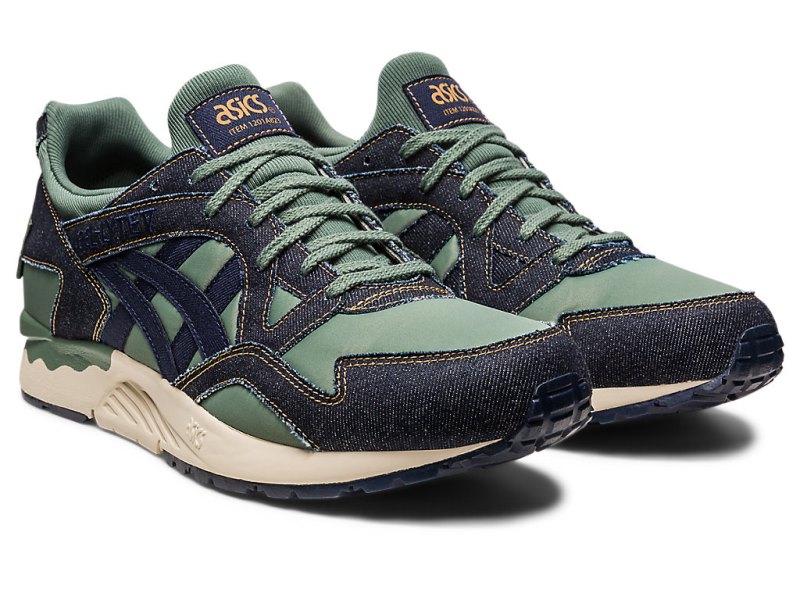 Asics Gel-lyte V Modern Patchwork Superge Ženske Črne Temno Zelene | SI0359-052