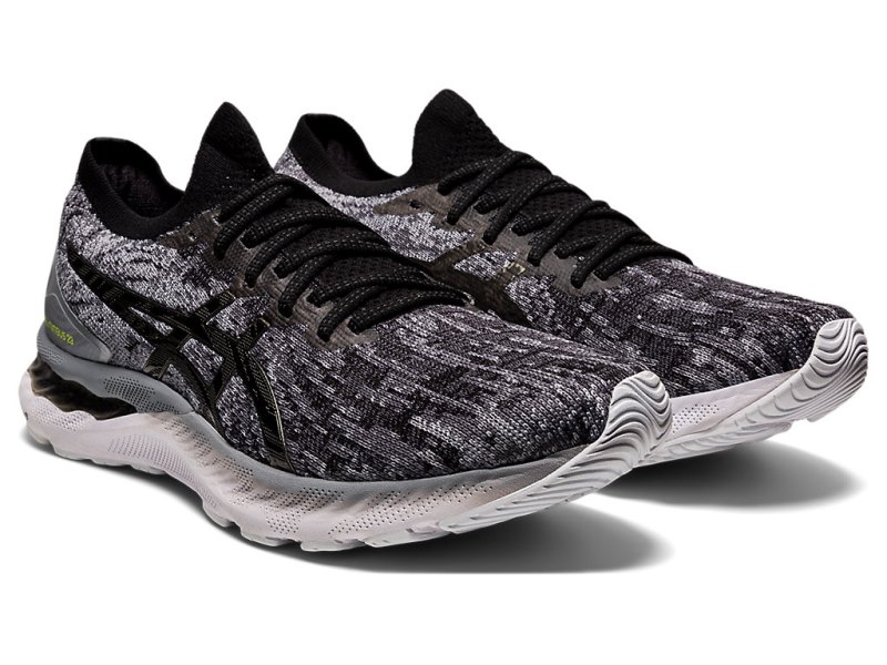 Asics Gel-nimbus 23 Knit Tekaški Čevlji Moški Sive Črne | SI6521-726