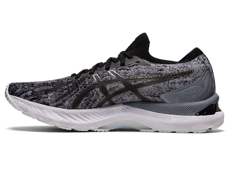 Asics Gel-nimbus 23 Knit Tekaški Čevlji Moški Sive Črne | SI6521-726