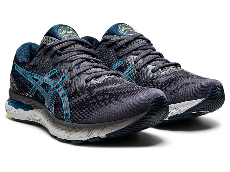 Asics Gel-nimbus 23 Tekaški Čevlji Moški Sive Svetlo Turkizna | SI0356-806