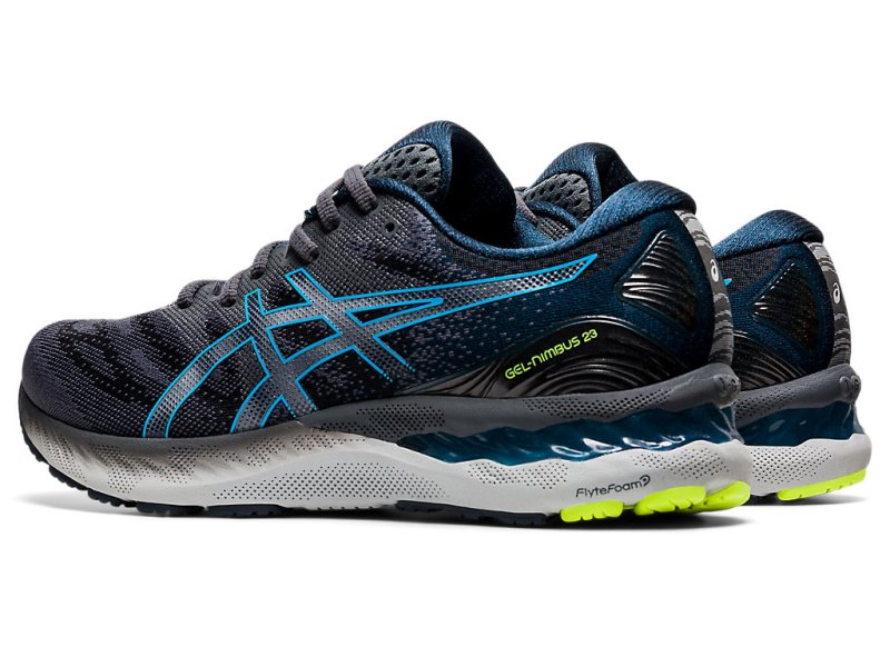 Asics Gel-nimbus 23 Tekaški Čevlji Moški Sive Svetlo Turkizna | SI0356-806