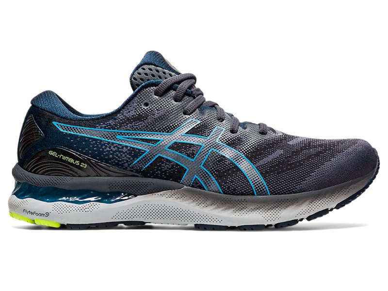 Asics Gel-nimbus 23 Tekaški Čevlji Moški Sive Svetlo Turkizna | SI0356-806