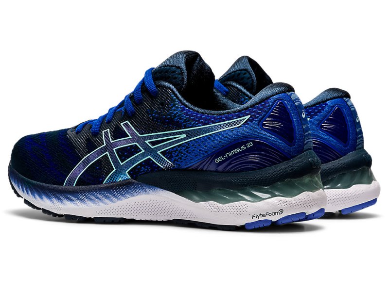 Asics Gel-nimbus 23 Tekaški Čevlji Ženske Modre Svetlo Zelene | SI0560-431