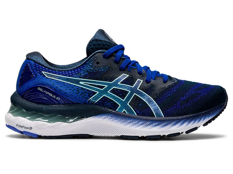 Asics Gel-nimbus 23 Tekaški Čevlji Ženske Modre Svetlo Zelene | SI0560-431