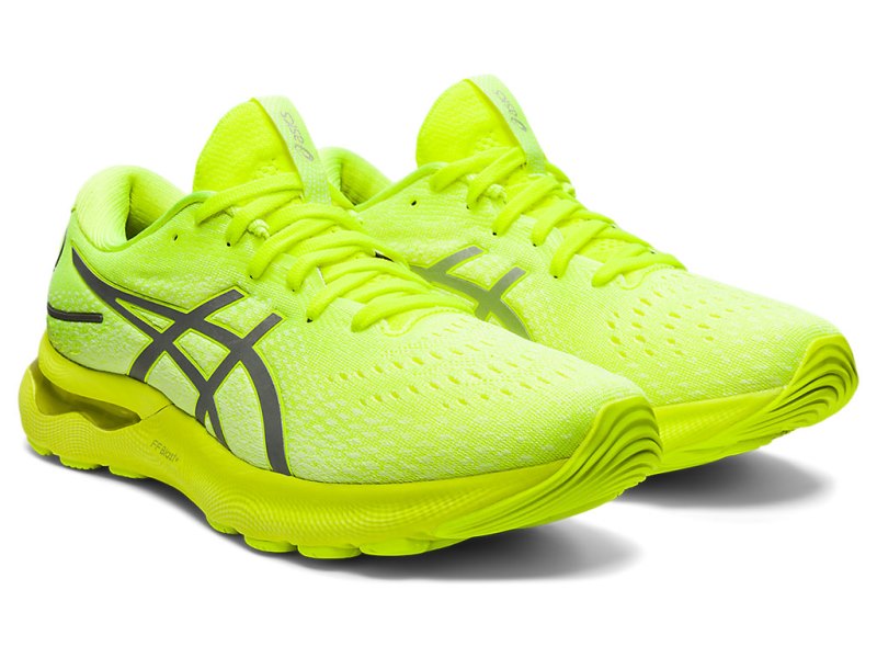 Asics Gel-nimbus 24 Lite-show Tekaški Čevlji Moški Sive Rumene | SI6255-530