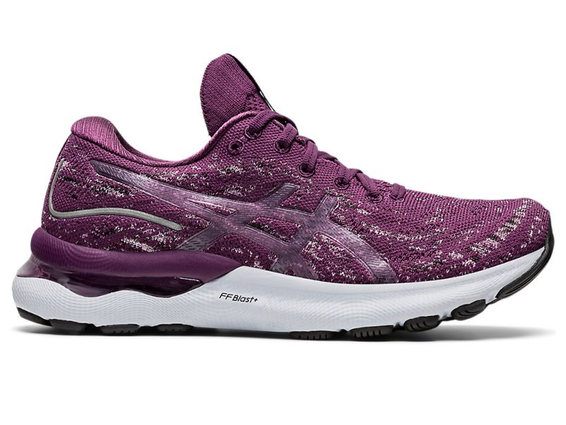 Asics Gel-nimbus 24 Mk Tekaški Čevlji Ženske Temno Vijolične Roza | SI5222-713