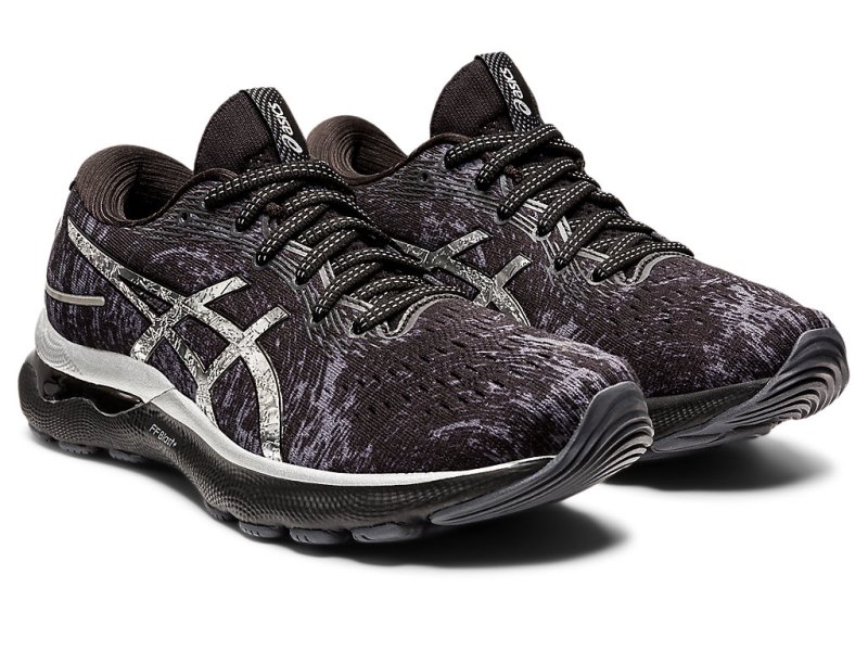 Asics Gel-nimbus 24 Platinum Tekaški Čevlji Ženske Sive Srebrne | SI8452-970